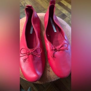 Zara Red ballerinas